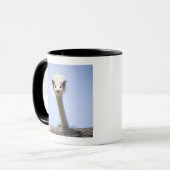 だちょうの頭部の上で閉めて下さい マグカップ (正面左)