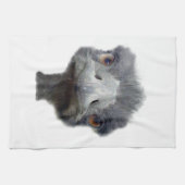 だちょうの頭部 キッチンタオル (横)