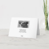 だちょうの#1挨拶カード カード (裏面)