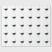 だちょう ラッピングペーパー (フラット)