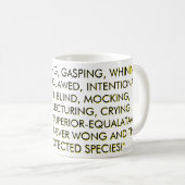 「だって！」 コーヒーマグカップ (正面右)