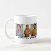 だまされた顔写真の限定版 コーヒーマグカップ (左)