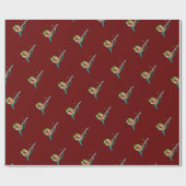 だまされやすい人の射撃、発砲 ラッピングペーパー (フラット)