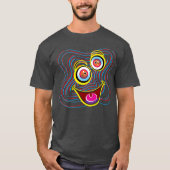 だまし絵の面白い目 Tシャツ (正面)