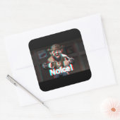 だめだ！バダスヒゲ3D スクエアシール (封筒)