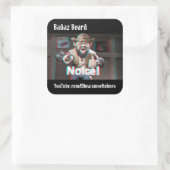 だめだ！バダスヒゲ3D スクエアシール (バッグ)