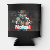 だめだ！バダスヒゲ3D 缶クーラー (正面)