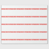 だめにされたがきのスタンプ ラッピングペーパー (フラット)