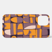 だらしないジオメトリ:ヴィンテージシェイプパターン Case-Mate iPhoneケース (裏面 (横))