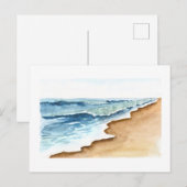 だらしないビーチはがき ポストカード (正面/裏面)