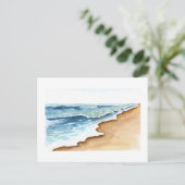 だらしないビーチはがき ポストカード (スタンド正面)