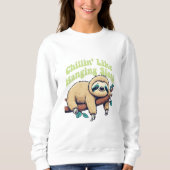 だらしない女つるの汗シャツのように冷たい スウェットシャツ (正面)