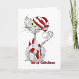 だらしない猫のクリスマスカード シーズンカード