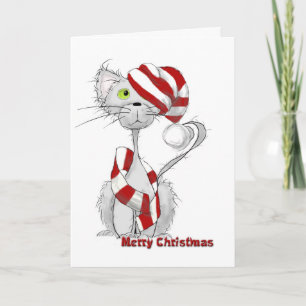 だらしない猫のクリスマスカード シーズンカード