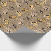 だらしない猫のQuadrille ラッピングペーパー (角)