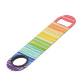 だらしない虹のストライプ スピード栓抜き (正面アングル)