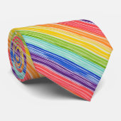 だらしない虹のストライプ ネクタイ (ロール)