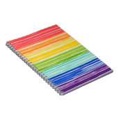 だらしない虹のストライプ ノートブック (右側)