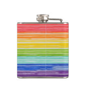 だらしない虹のストライプ フラスク (裏面)