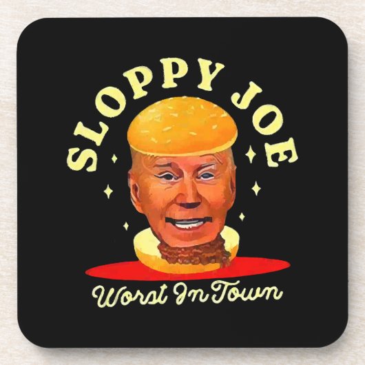 だらしなジョー・バイデン反大統領 コースター (正面)