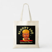 だらしなジョー・バイデン反大統領 トートバッグ (裏面)