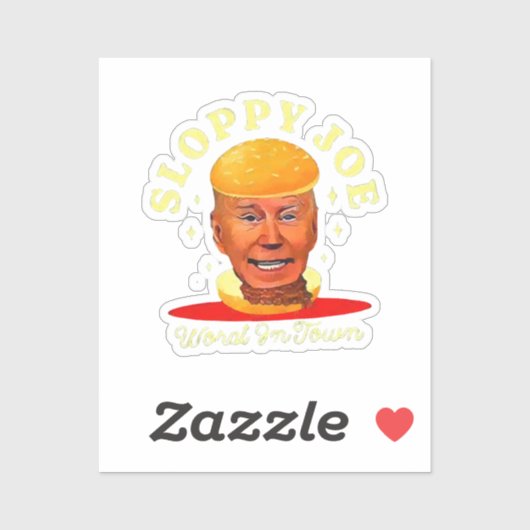 だらしのないジョー・バイデン反大統領 シール (シート)