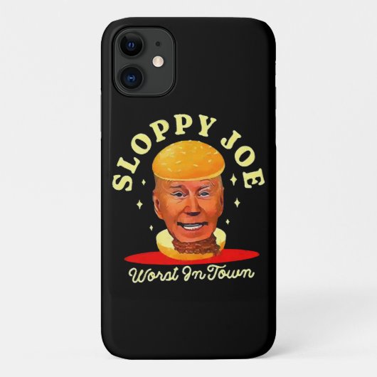 だらしのないジョー・バイデン反大統領 Case-Mate iPhoneケース (裏面)