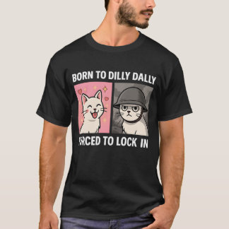 だらだらするのが好きで生まれて、閉じ込められることを余儀なくされた Tシャツ