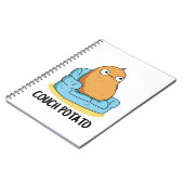 だらだらポテト 面白いポテトジョーク ノートブック (左側)