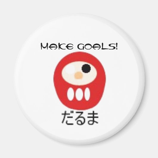 だるまゴール! マグネット (正面)