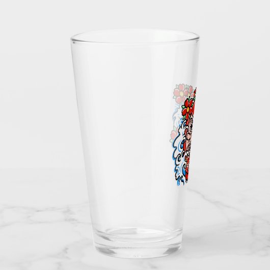 だるま人形クラフトビアピントグラス タンブラーグラス (右)