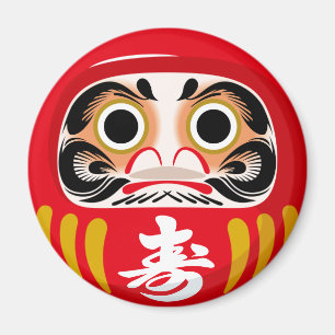 だるま伝統的日本の人形 マグネット