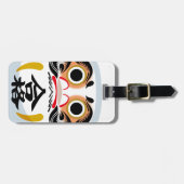 だるま伝統的日本の人形 ラゲッジタグ (正面横)