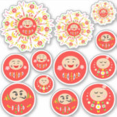 だるま品種 シール (正面)