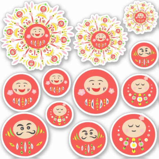 だるま品種 シール (正面)