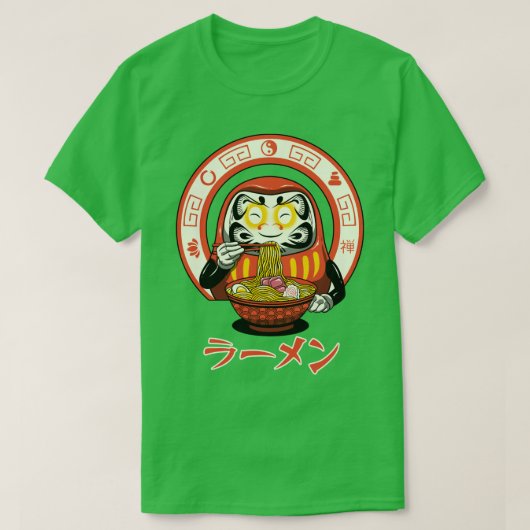 だるま禅ラーメン Tシャツ (デザイン正面)