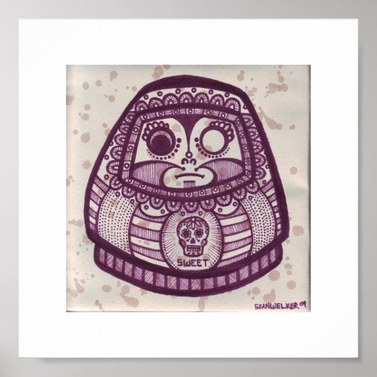 だるま04 ポスター (正面)