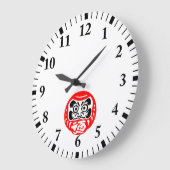 だるま ラージ壁時計 (傾斜)