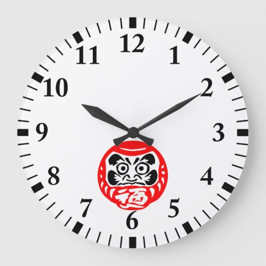 だるま ラージ壁時計 (正面)