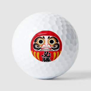 だるま(伝統的な日本の縁起物) ゴルフボール