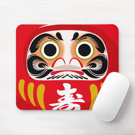 だるま（伝統的な日本の縁起物） マウスパッド (マウス)