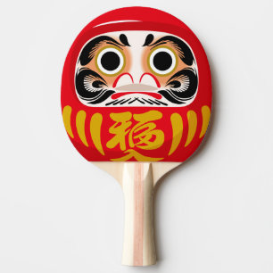 だるま（伝統的な日本の縁起物） 卓球ラケット