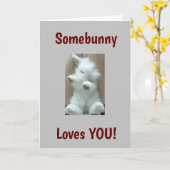 だれかあなたを愛してる....****わたし**** イースターカード カード (黄色い花)