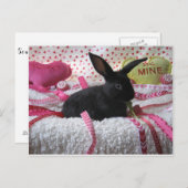 だれかウサギがあなたのことが好きなのよ! ポストカード (正面/裏面)