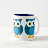 だれか。 Owl Cartoon氏 ツートーンマグカップ (正面右)