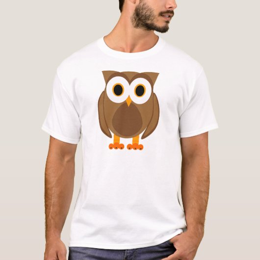 だれか。 Owl Cartoon氏 Tシャツ (正面)