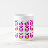 だれか。 Owl Cartoon Mug夫人 コーヒーマグカップ (中央)