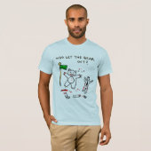 だれがくまを放ちましたか。 Tシャツ (正面フル)