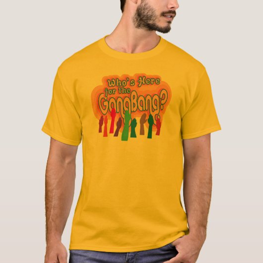 だれがのためにここにあるか Tシャツ (正面)