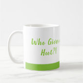 だれがやじり声を与えますか。 銀製の掘り進むフクロウの芸術 コーヒーマグカップ (左)